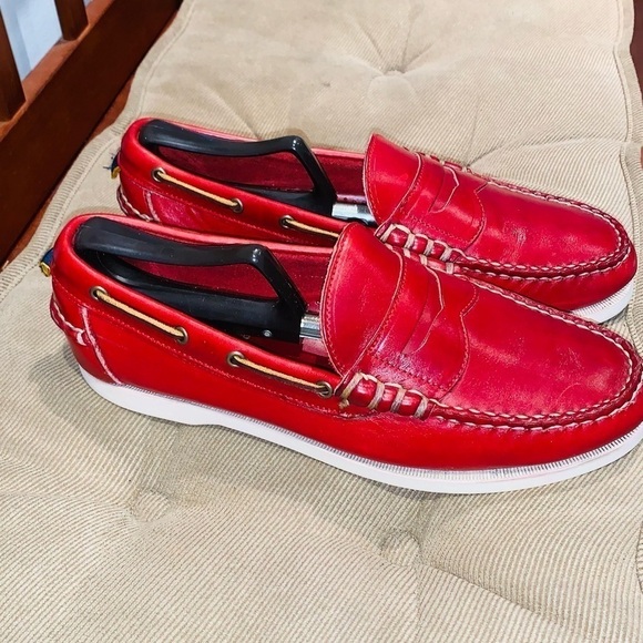 Allen Edmonds Maritime Penny Boat Shoes. - Picture 2 of 15